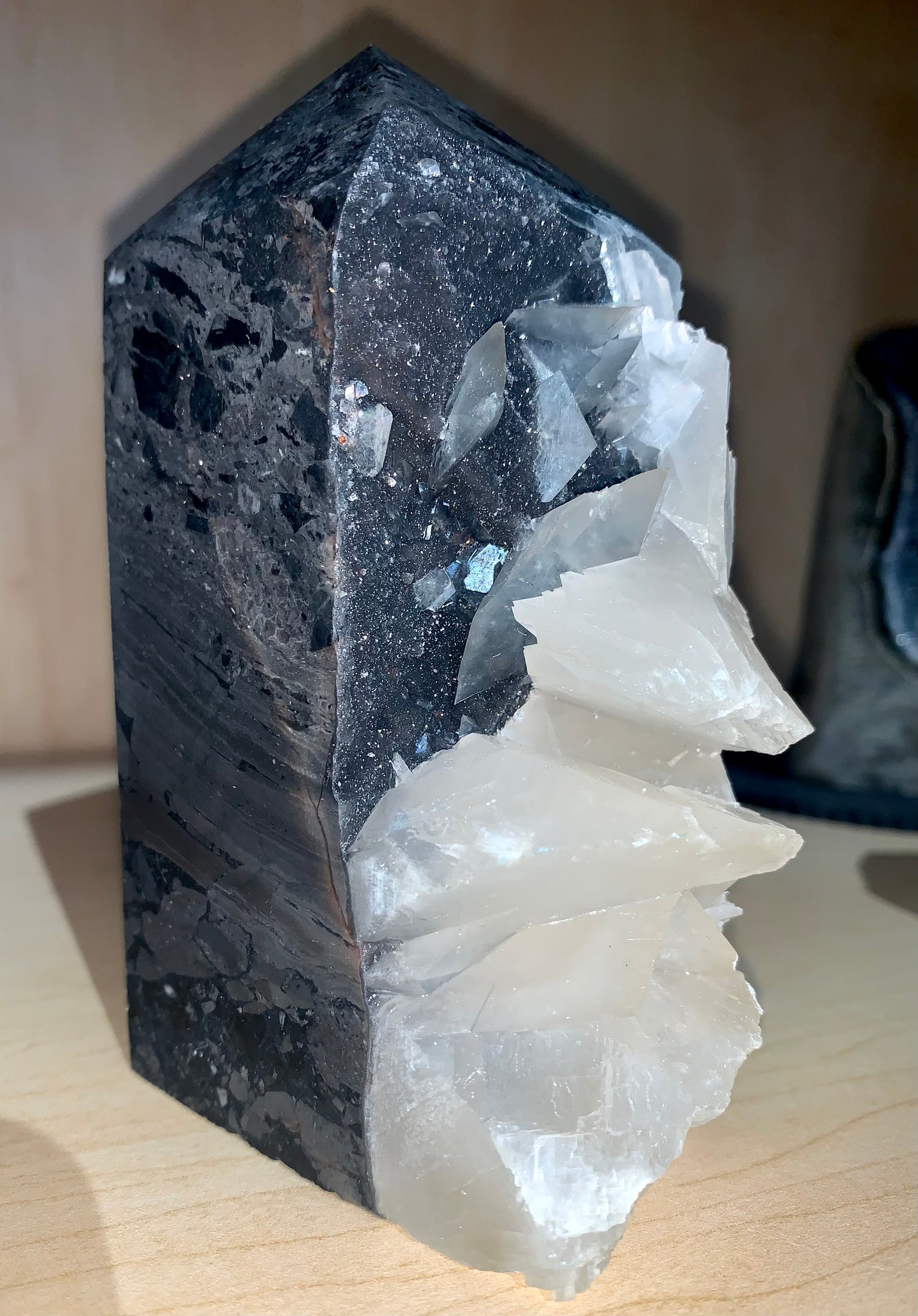 Sphalerite and UV Calcite