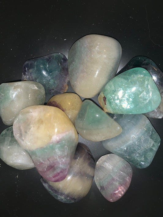 Large Fluorite Tumbles