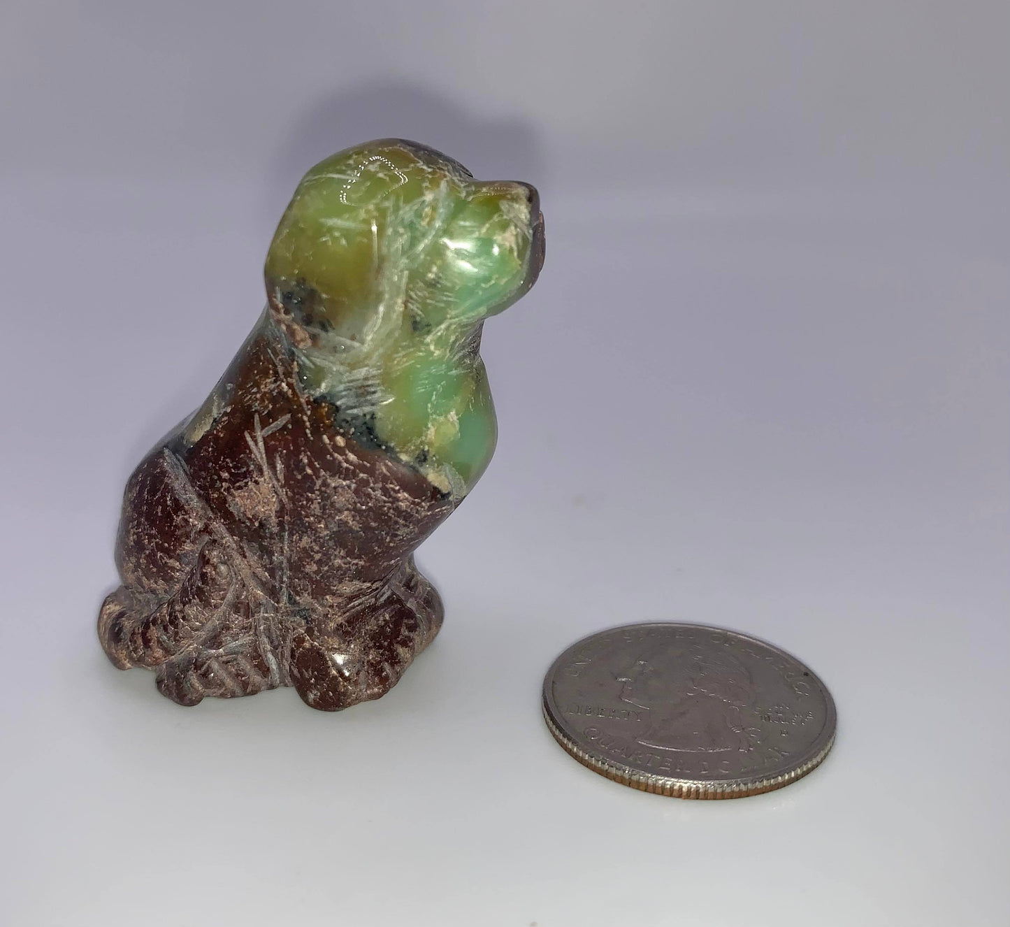 Chrysoprase Dog 6