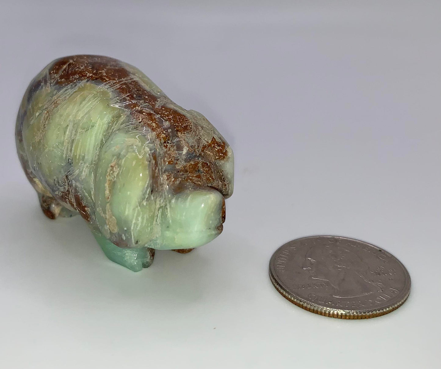 Chrysoprase Pig 1