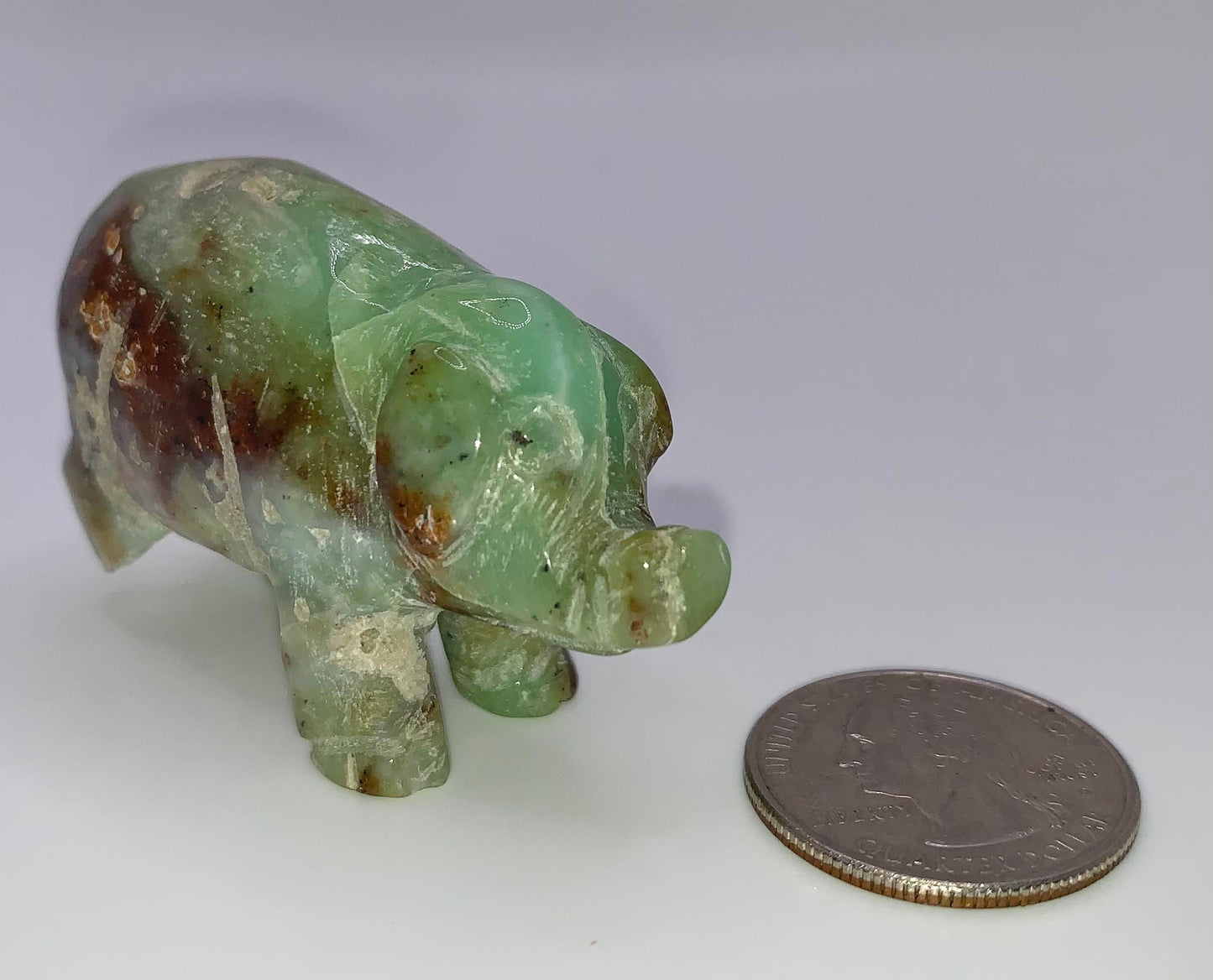 Chrysoprase Pig 2