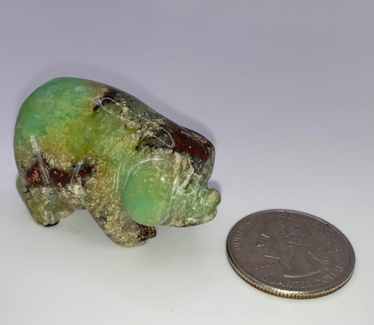 Chrysoprase Pig 5