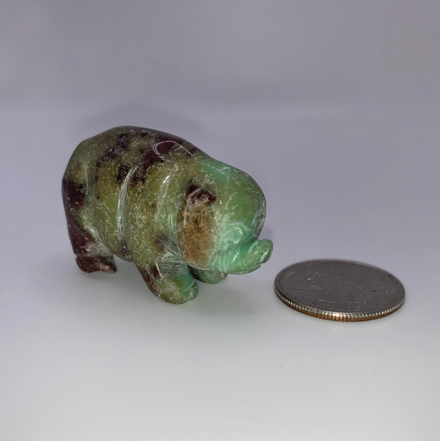 Chrysoprase Pig 6