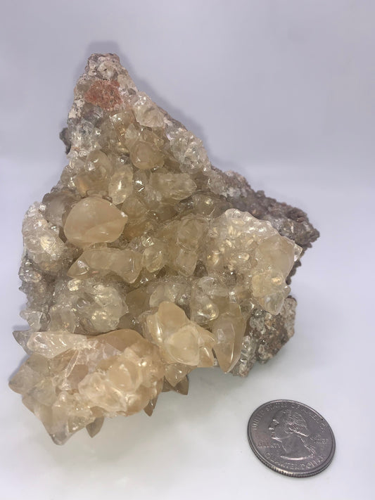 Honey Aragonite from Mexico