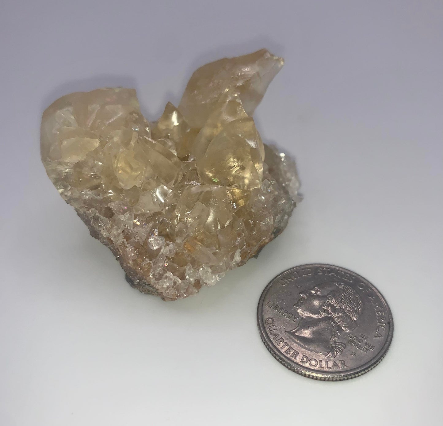 Honey Aragonite from Mexico