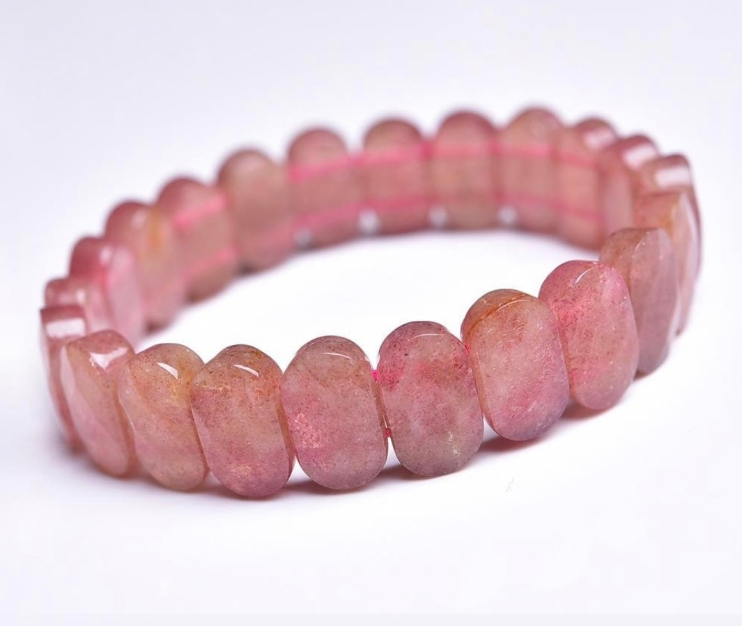 Strawberry Quartz Bangle