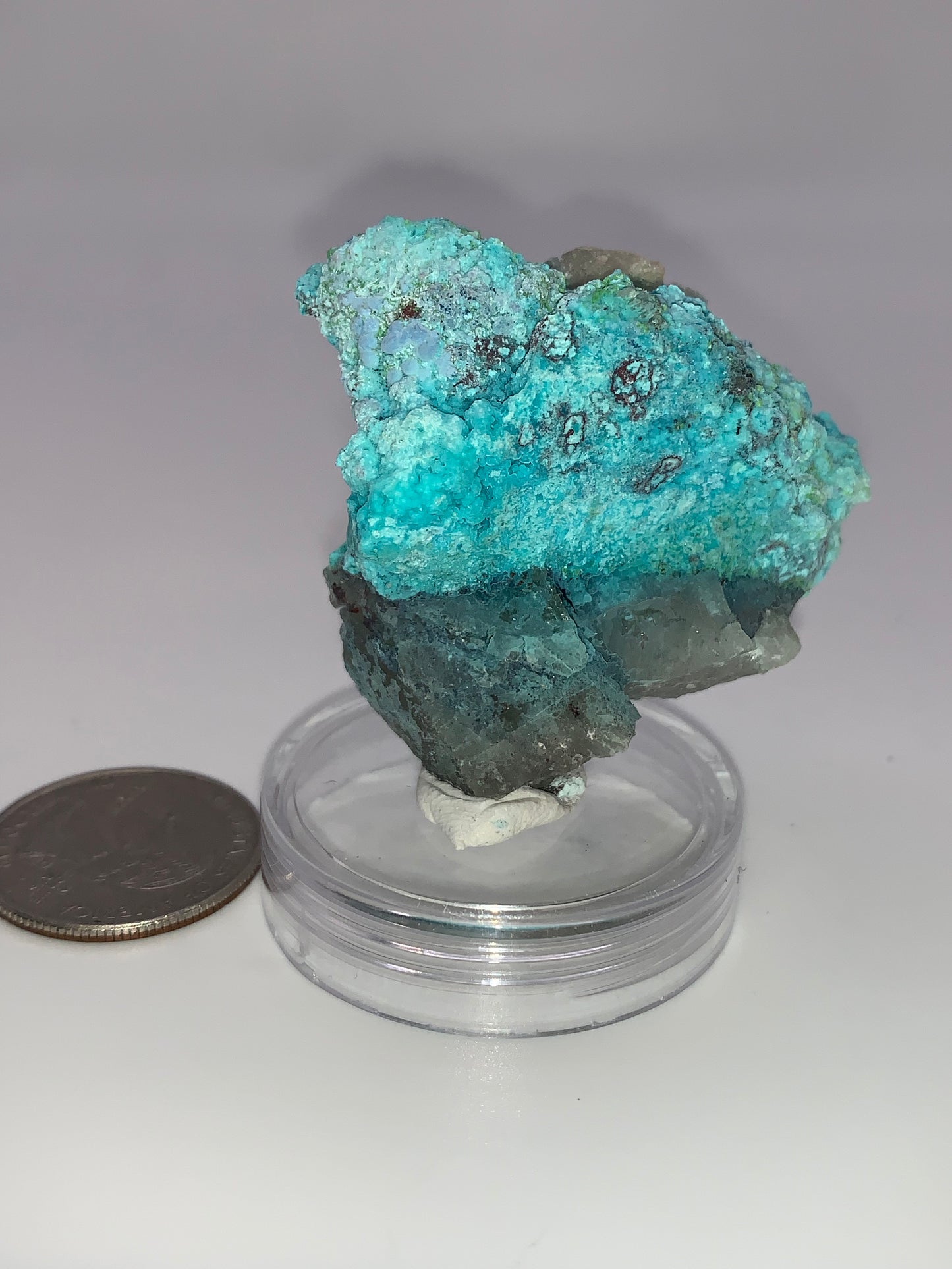 Shattuckite and Chrysacolla and Quartz 6