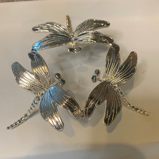 Silver Lg Dragon Fly holder