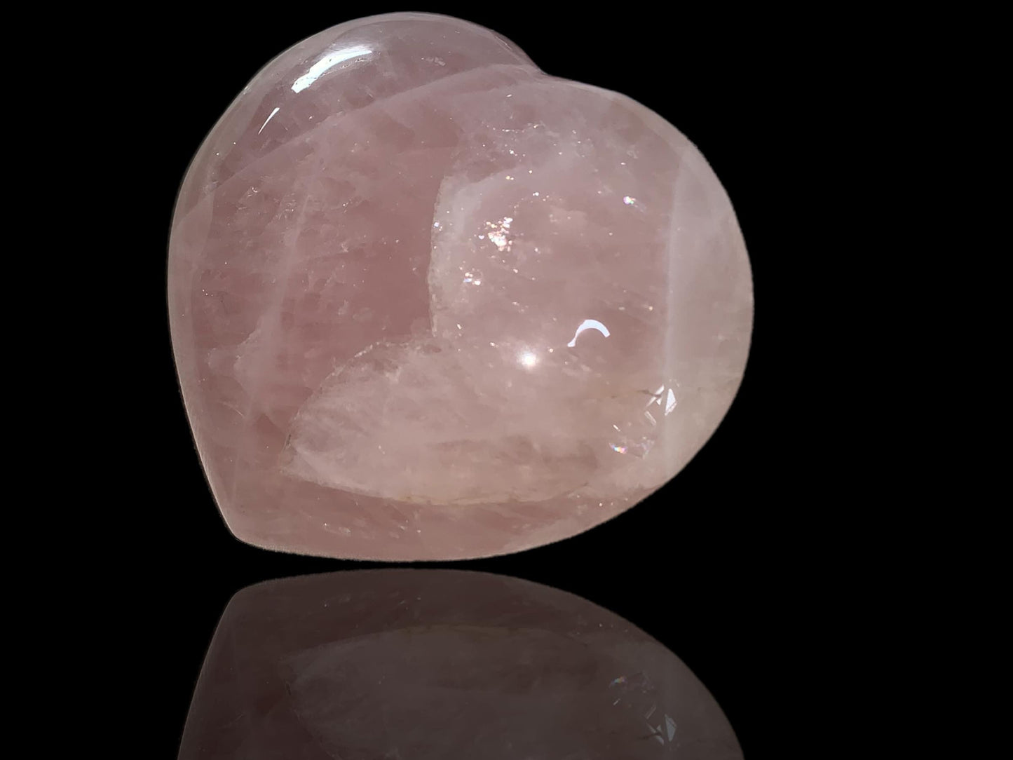 Rose Quartz Heart Large